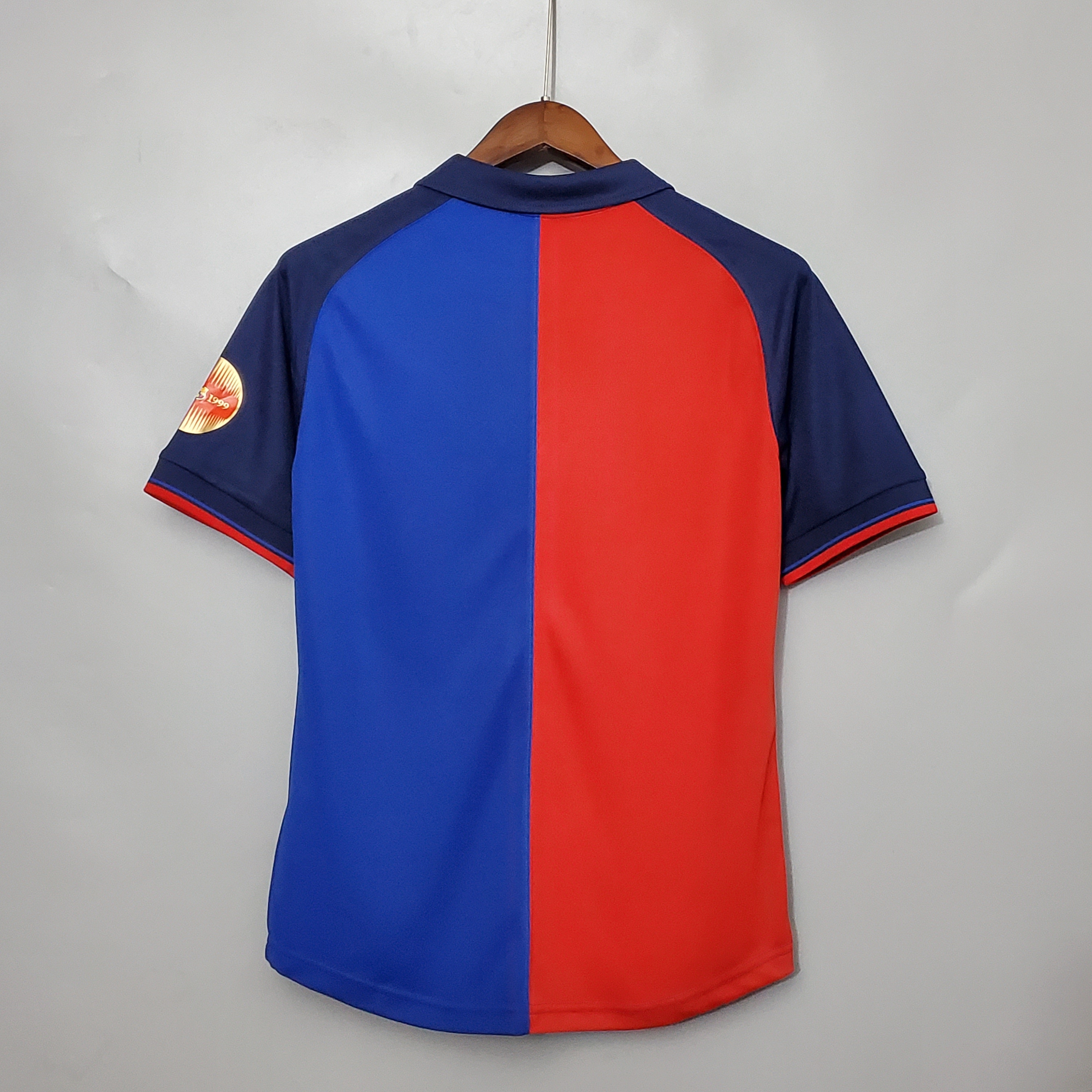Barcelona 100th Anniversary Version Home Soccer Jersey - view 3