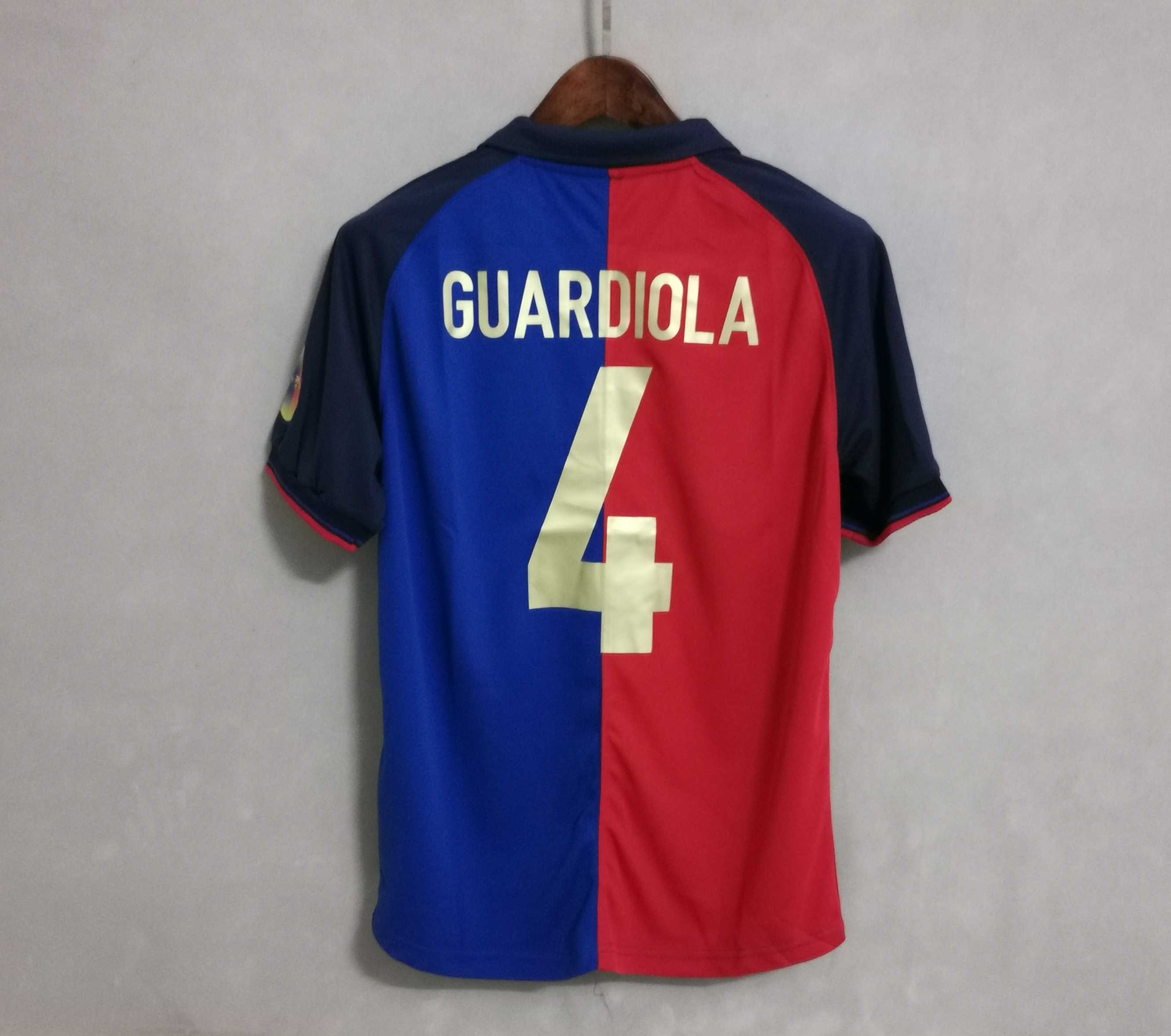 Barcelona 100th Anniversary Version Home Soccer Jersey - view 10