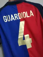 Barcelona 100th Anniversary Version Home Soccer Jersey - view 12