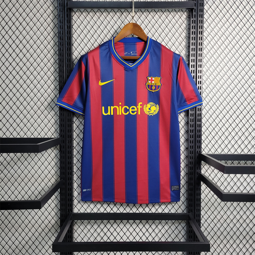 09-10 Barcelona Home Retro Jersey