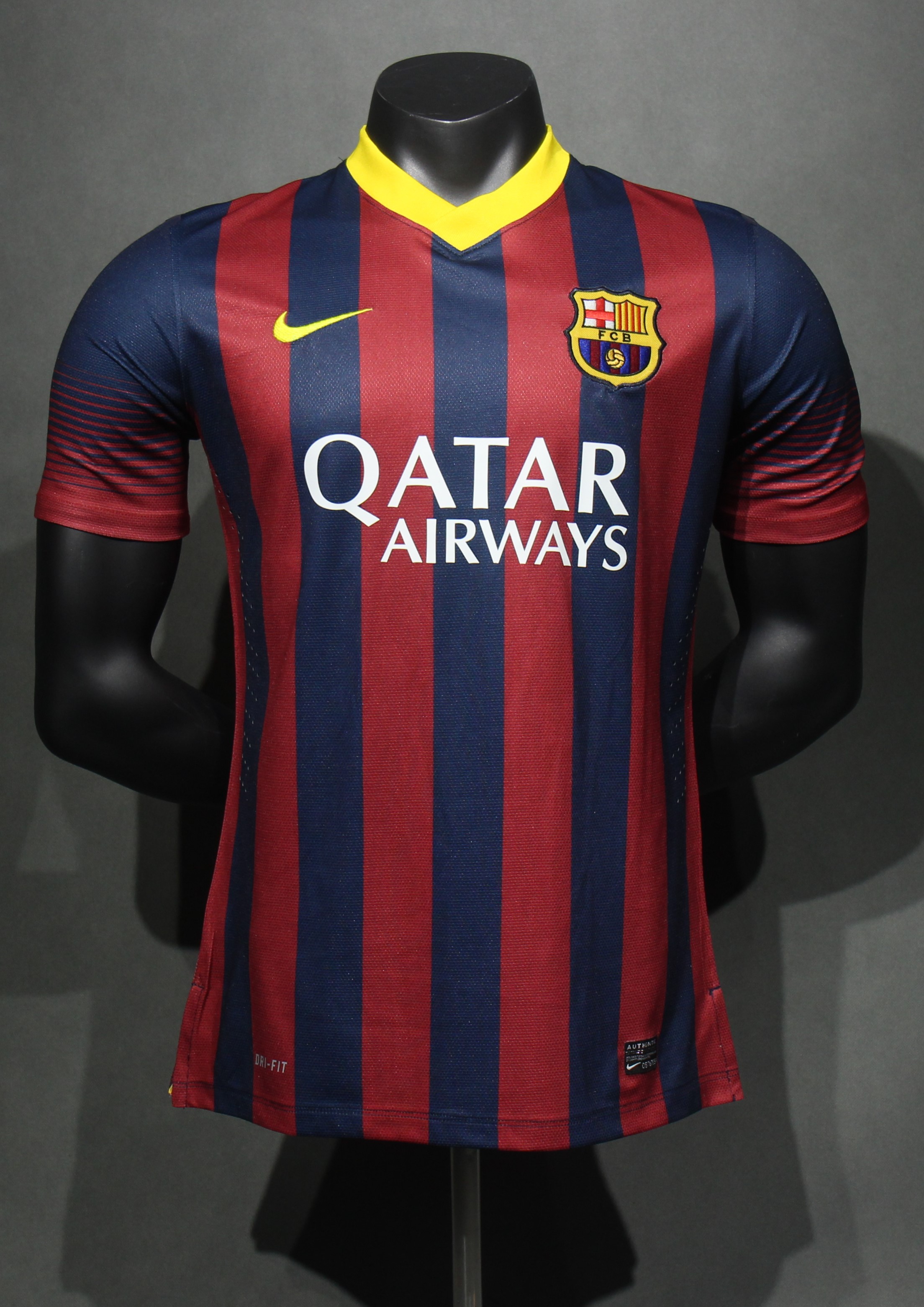 13-14 Barcelona Home Retro Jersey Player Version