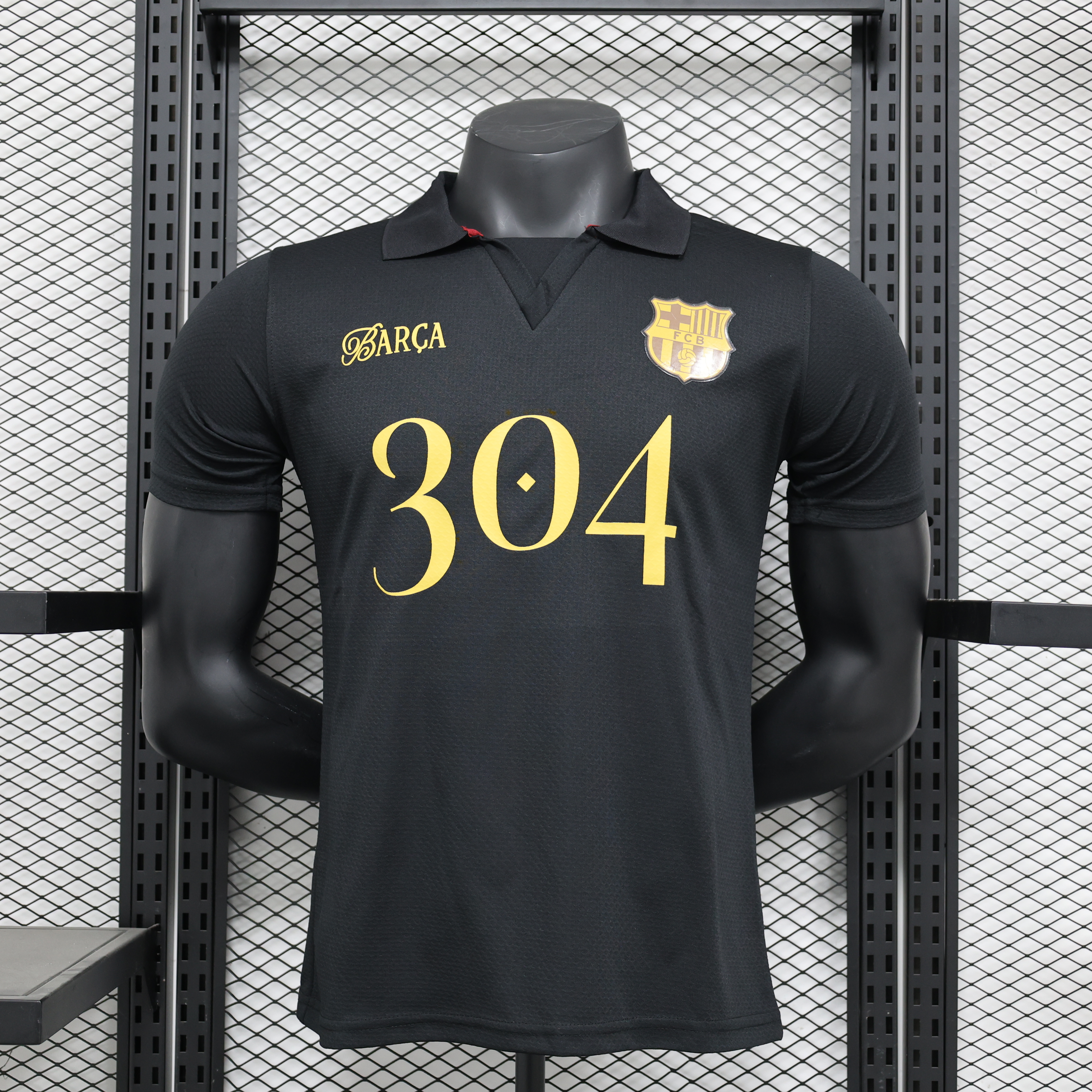 24-25 Barcelona LAMINE YAMAL Black Soccer Jersey Player Version