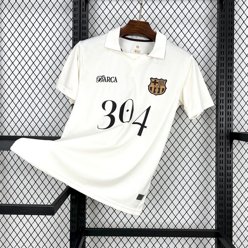 24-25 Barcelona LAMINE YAMAL White Soccer Jersey