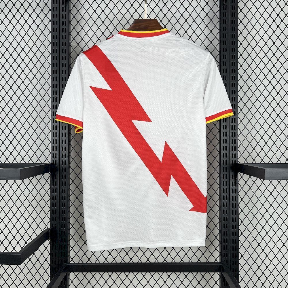 25-26 Rayo Vallecano Home Soccer Jersey - view 3