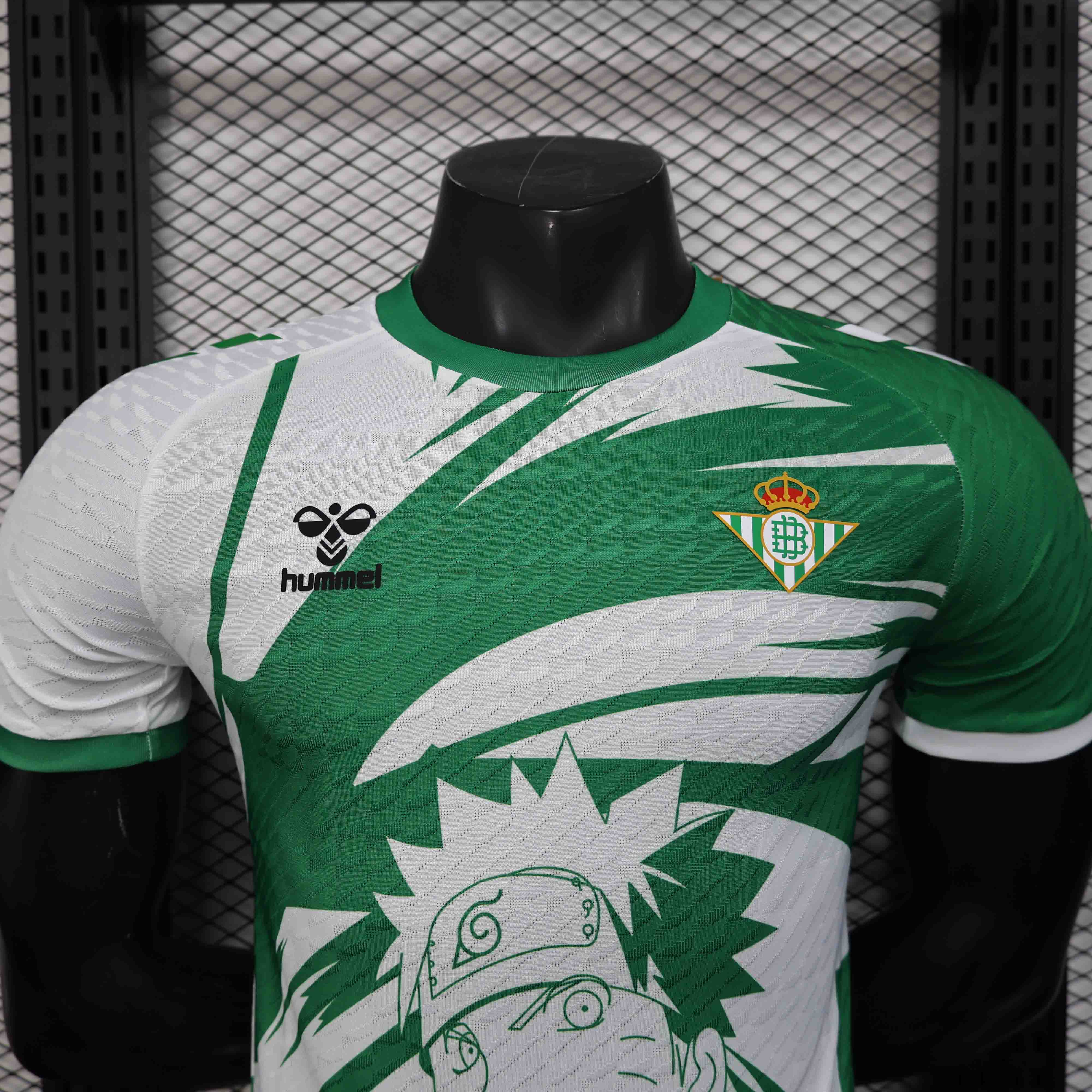 25-26 Real Betis Naruto Special Edition Player Version Shirt - view 3