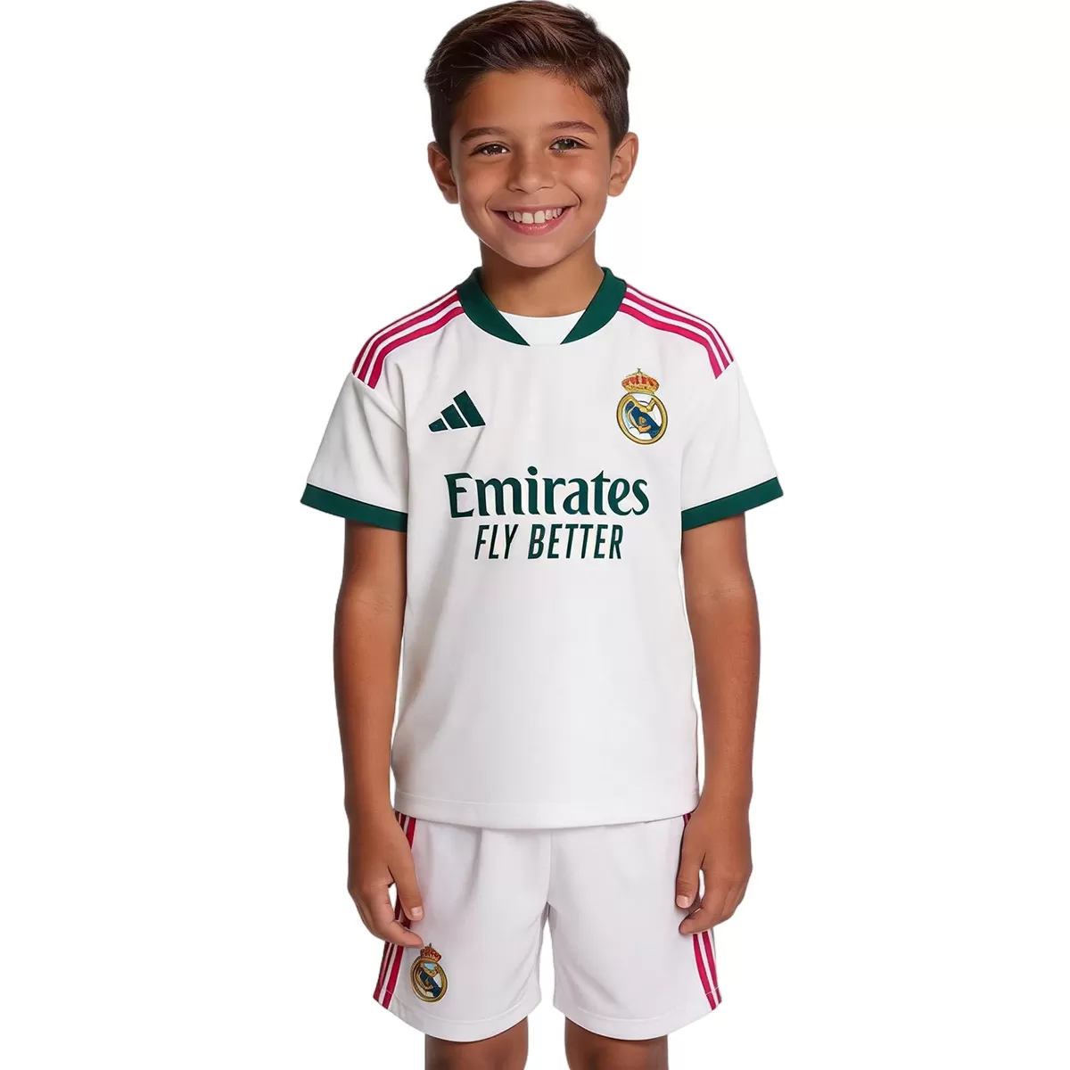 26-27 Real Madrid Home Soccer Kids Kit Jersey+Shorts - view 4