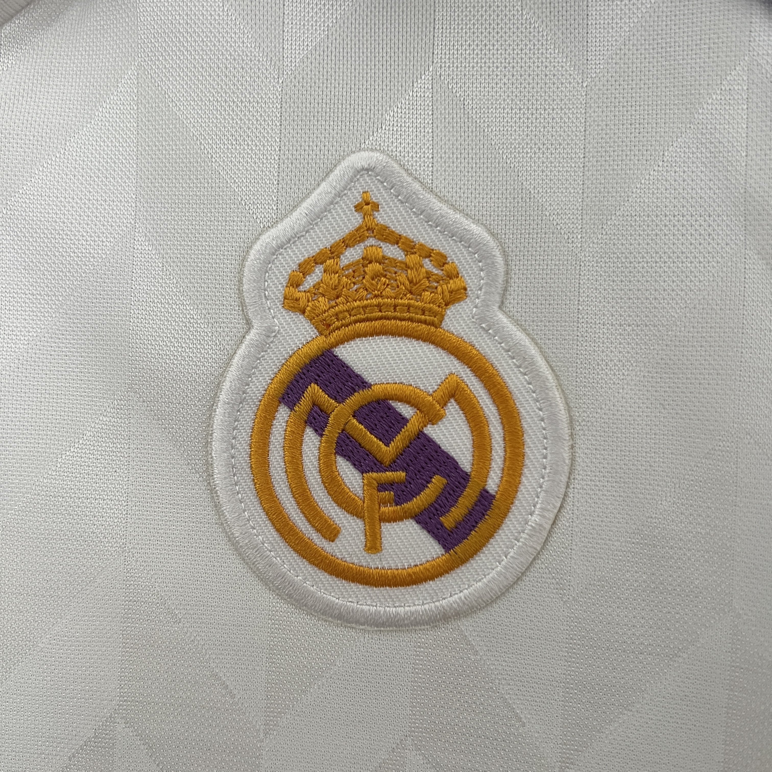 1986-88 Real Madrid Home Retro Soccer Jersey - view 5