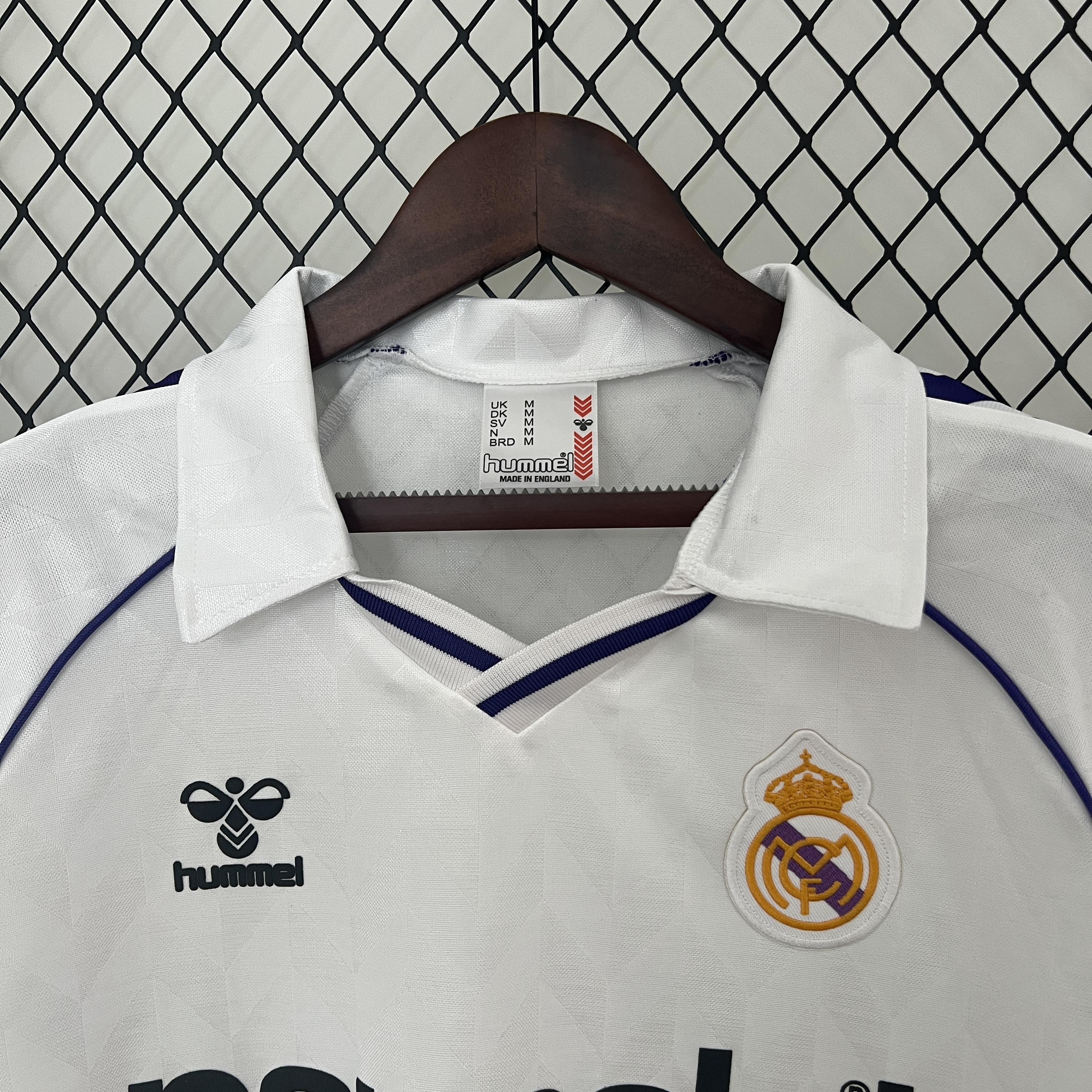 1986-88 Real Madrid Home Retro Soccer Jersey - view 8