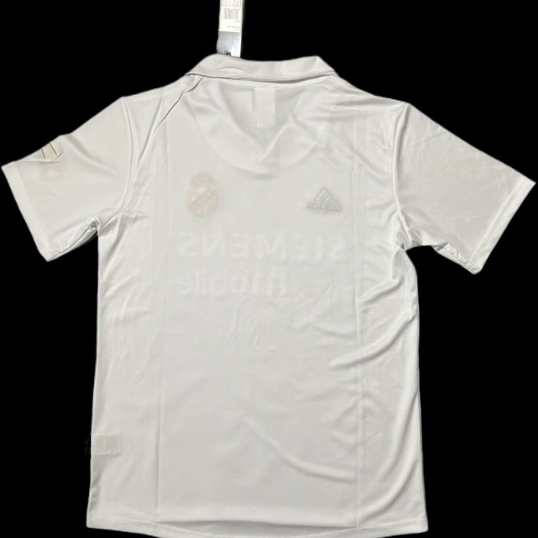 2002-03 Real Madrid Home Centenary Retro Soccer Jersey - view 3