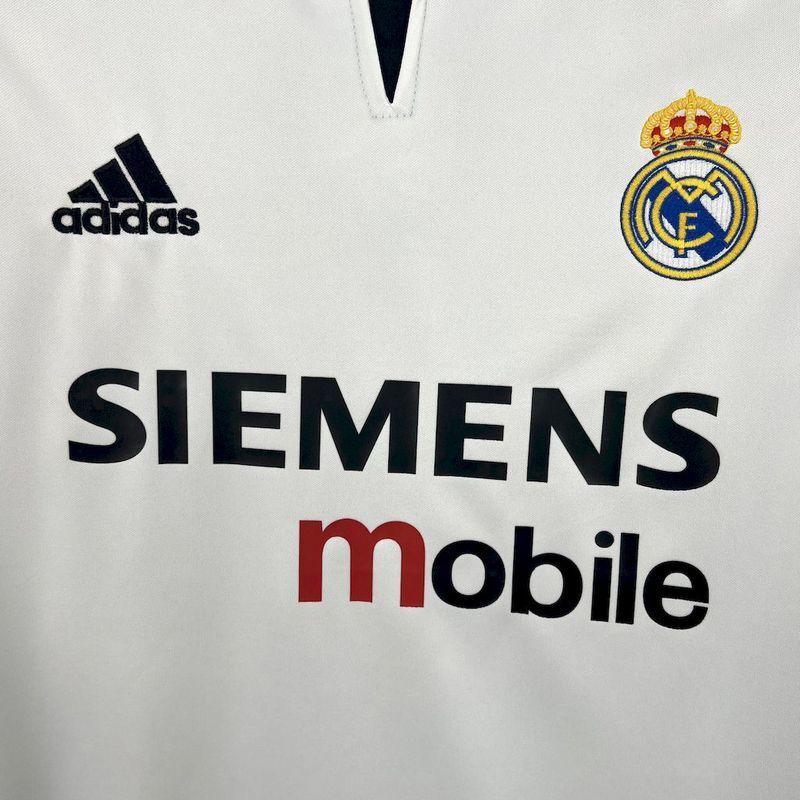 2003-04 Real Madrid Home Retro Soccer Jersey - view 5