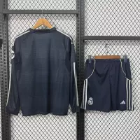 25-26 Real Madrid Away Soccer Kids Long Sleeve Jersey+Short - view 3