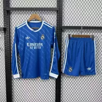 25-26 Real Madrid Third Away Soccer Kids Long Sleeve Jersey+Short - view 1