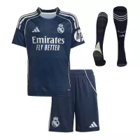 25-26 Real Madrid Away Soccer Kids Full Kit Jersey+Shorts+Socks - view 1