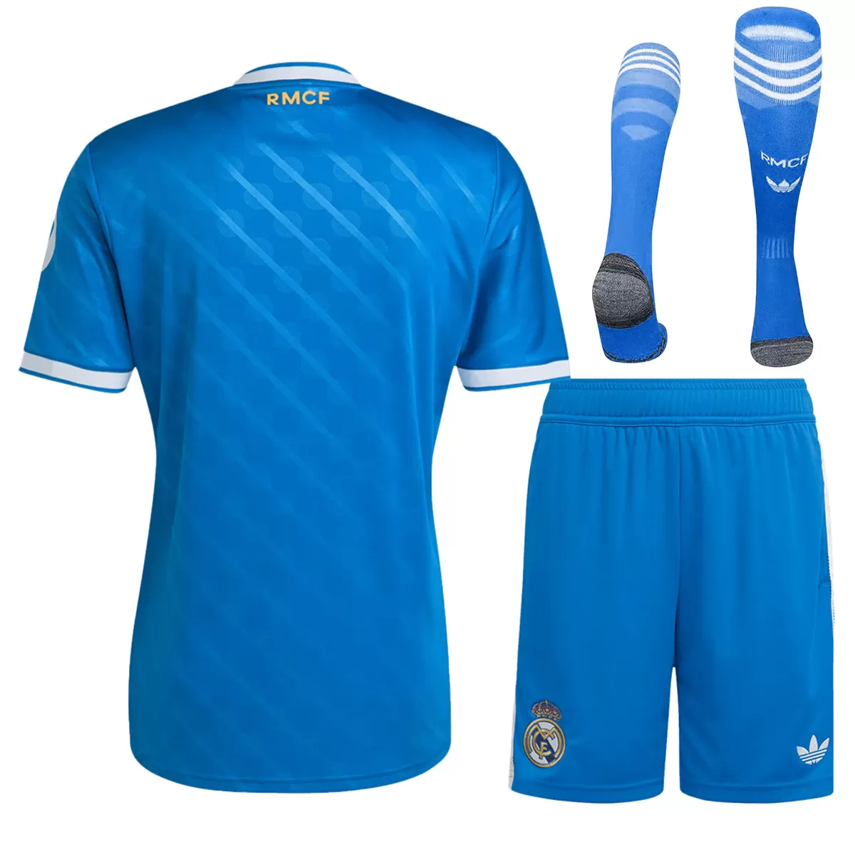 25-26 Real Madrid Third Away Soccer Full Kit Jersey+Shorts+Socks - view 3