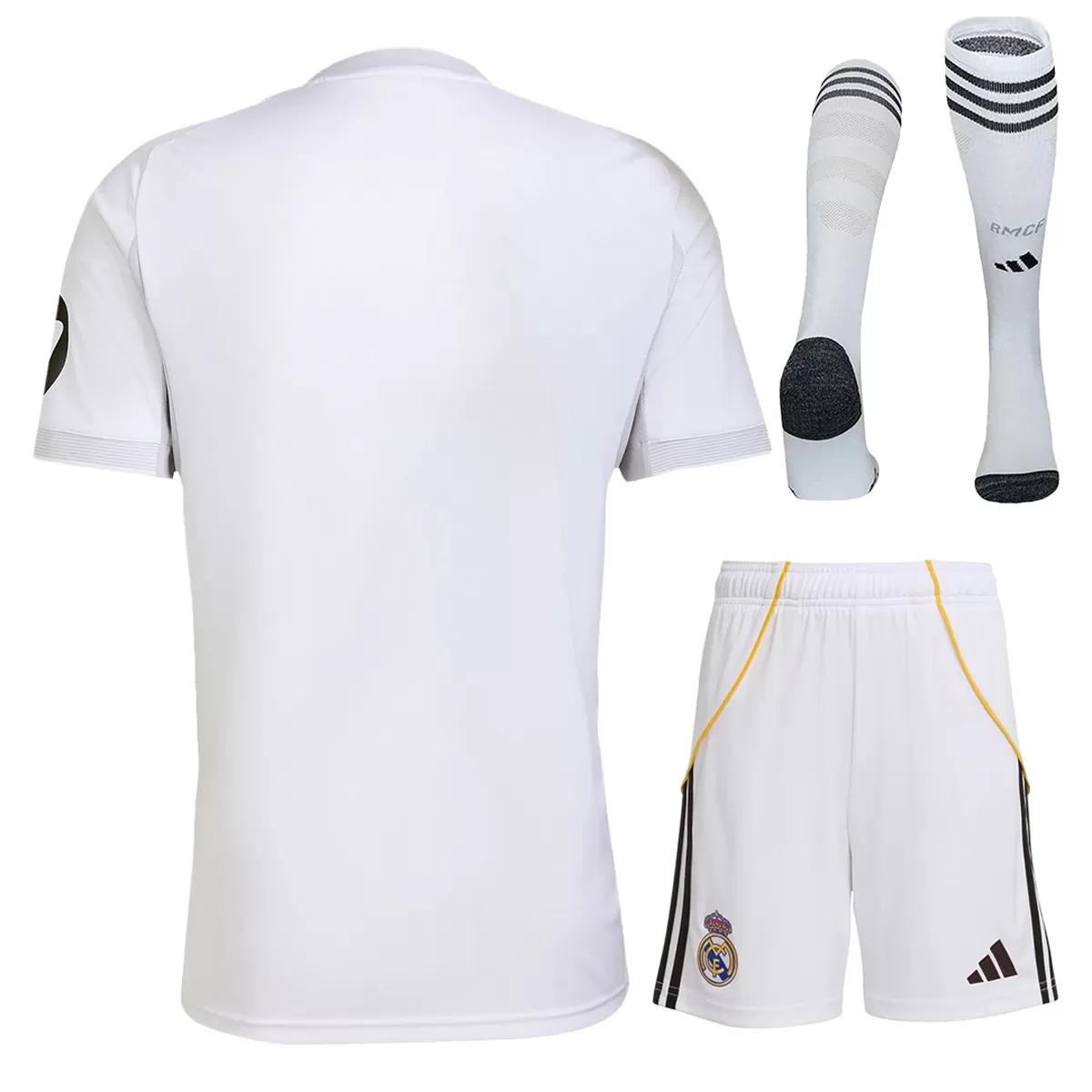 25-26 Real Madrid Home Soccer Full Kit Jersey+Shorts+Socks - view 3