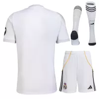 25-26 Real Madrid Home Soccer Full Kit Jersey+Shorts+Socks - view 3