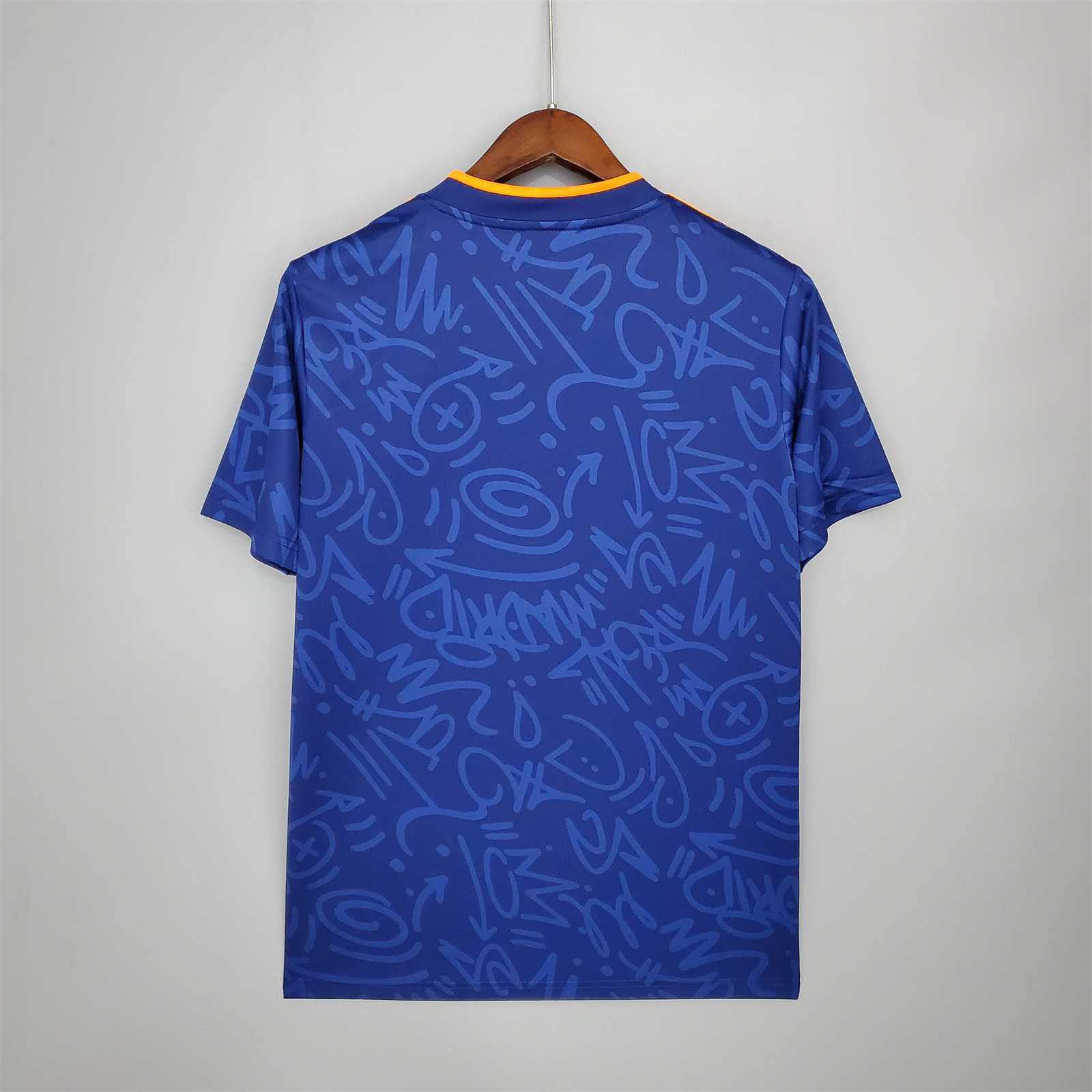 21-22 Real Madrid Away Soccer Retro Jersey - view 3