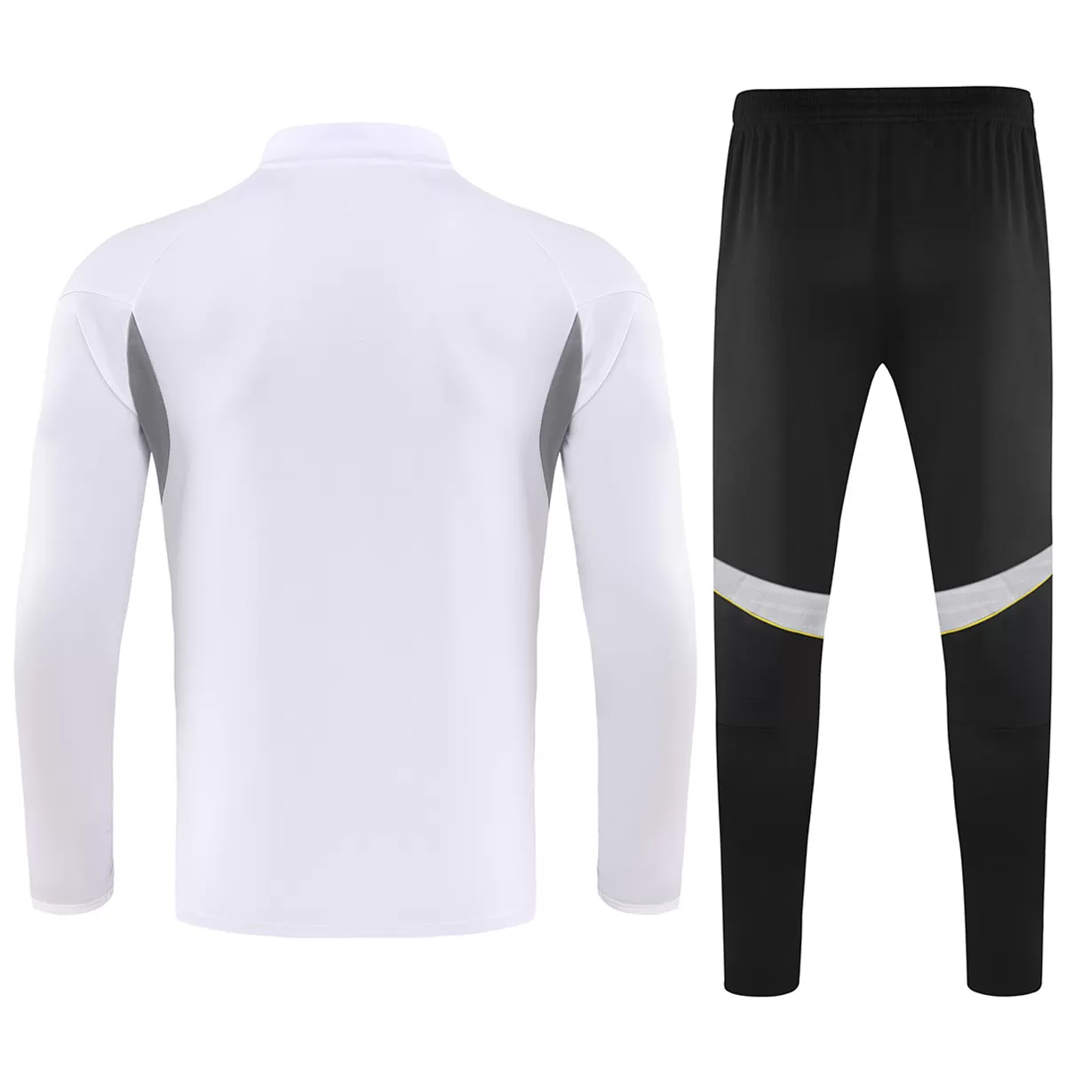 25-26 Real Madrid 1/4 Zipper Sweat Kit(Top+Pants) White - view 3