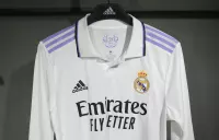 22-23 Real Madrid Home Retro Jersey Player Edition Long Sleeve - view 6