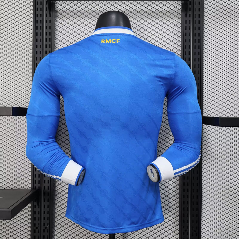 25-26 Real Madrid Third Away Soccer Jersey Player Version Long Sleeve - view 3