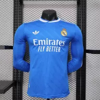 25-26 Real Madrid Third Away Soccer Jersey Player Version Long Sleeve - view 1