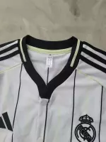 25-26 Real Madrid Baseball Soccer Jersey White - view 6