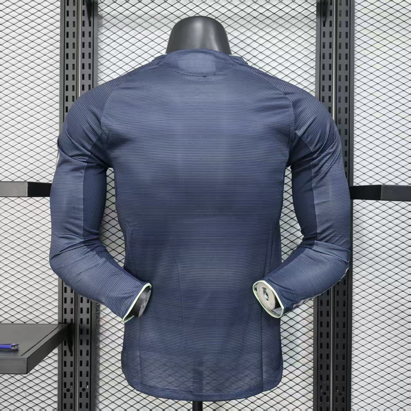25-26 Real Madrid Away Soccer Jersey Player Version Long Sleeve - view 3