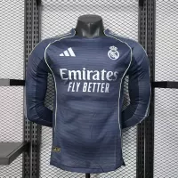 25-26 Real Madrid Away Soccer Jersey Player Version Long Sleeve - view 1