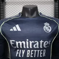25-26 Real Madrid Away Soccer Jersey Player Version Long Sleeve - view 6