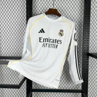 25-26 Real Madrid Home Soccer Jersey Long Sleeve - view 1