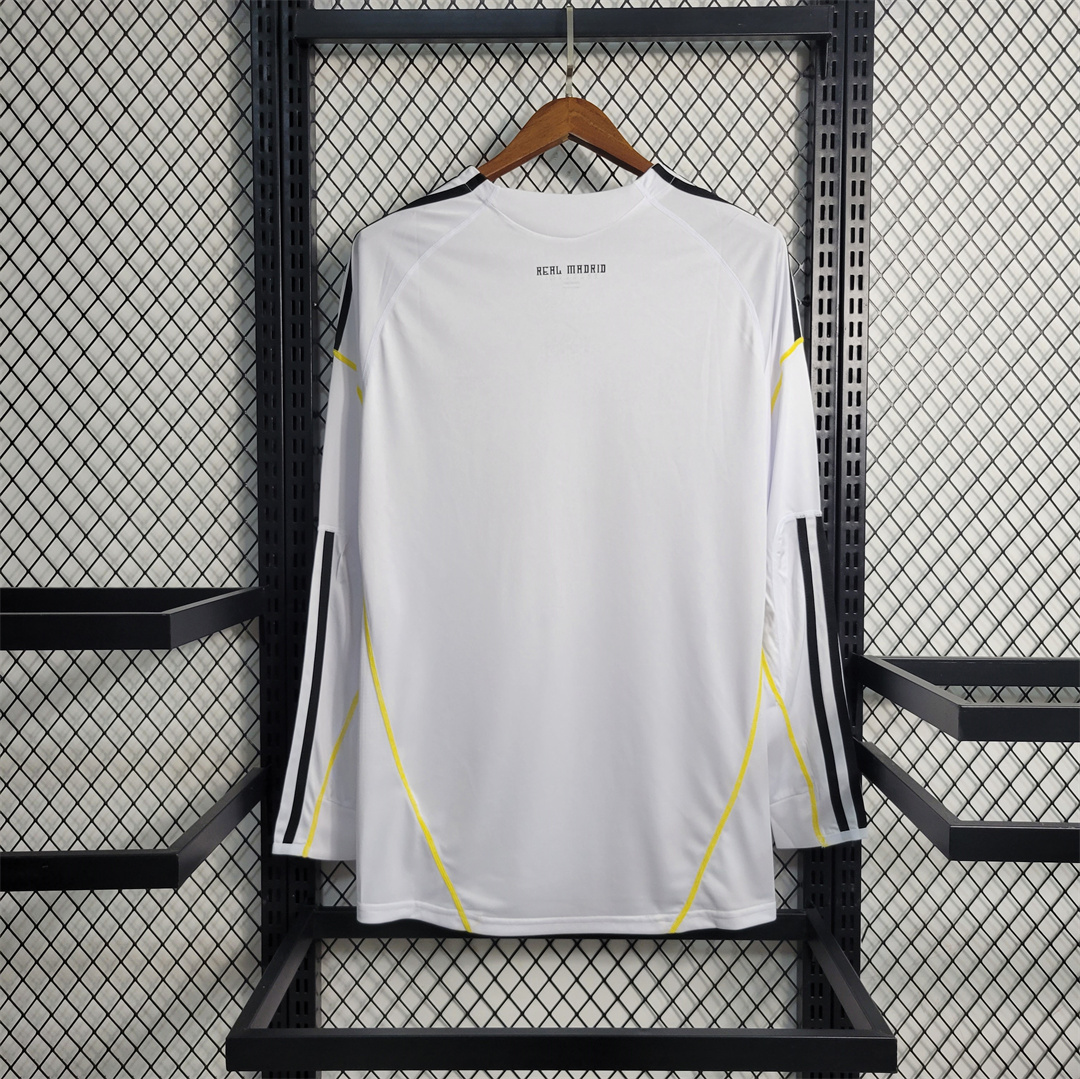 2009/10 Real Madrid Home Retro Jersey Long Sleeve - view 3