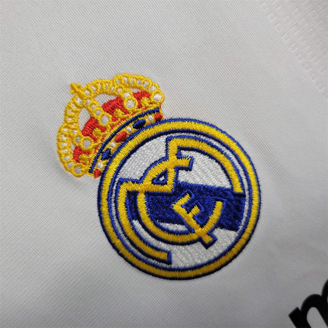 2009/10 Real Madrid Home Retro Jersey Long Sleeve - view 9