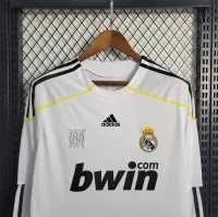 2009/10 Real Madrid Home Retro Jersey Long Sleeve - view 4