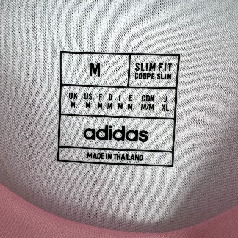 24-25 Real Madrid Soccer Jersey Pink White - view 5