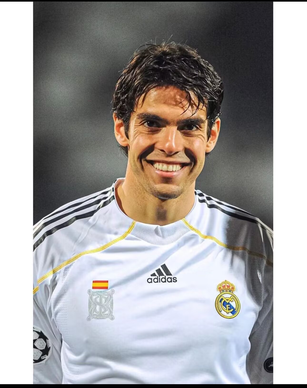 2009/10 Real Madrid Home Retro Jersey Player Edition Long Sleeve - view 8
