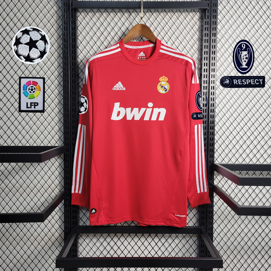 11-12 Real Madrid Away Retro Jersey Lond Sleeve - view 12