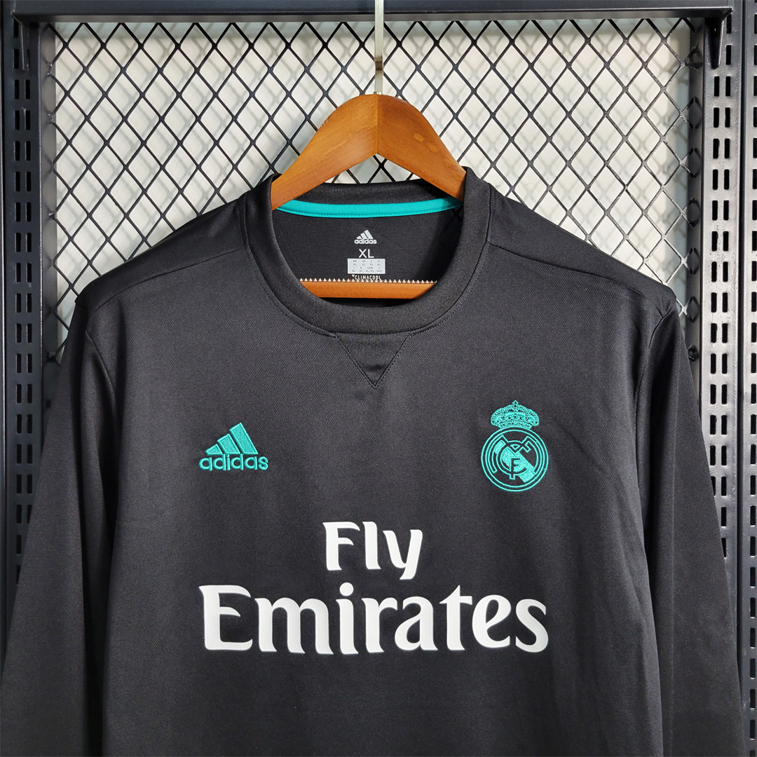 17-18 Real Madrid Away Retro Jersey Long Sleeve - view 14