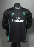 17-18 Real Madrid Away Retro Jersey Player Version Long Sleeve - view 1