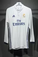 16-17 Real Madrid Home Retro Jersey Player Version Long Sleeve - view 4