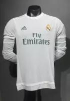 2015-16 Real Madrid Home Retro Jersey Player Version Long Sleeve - view 1