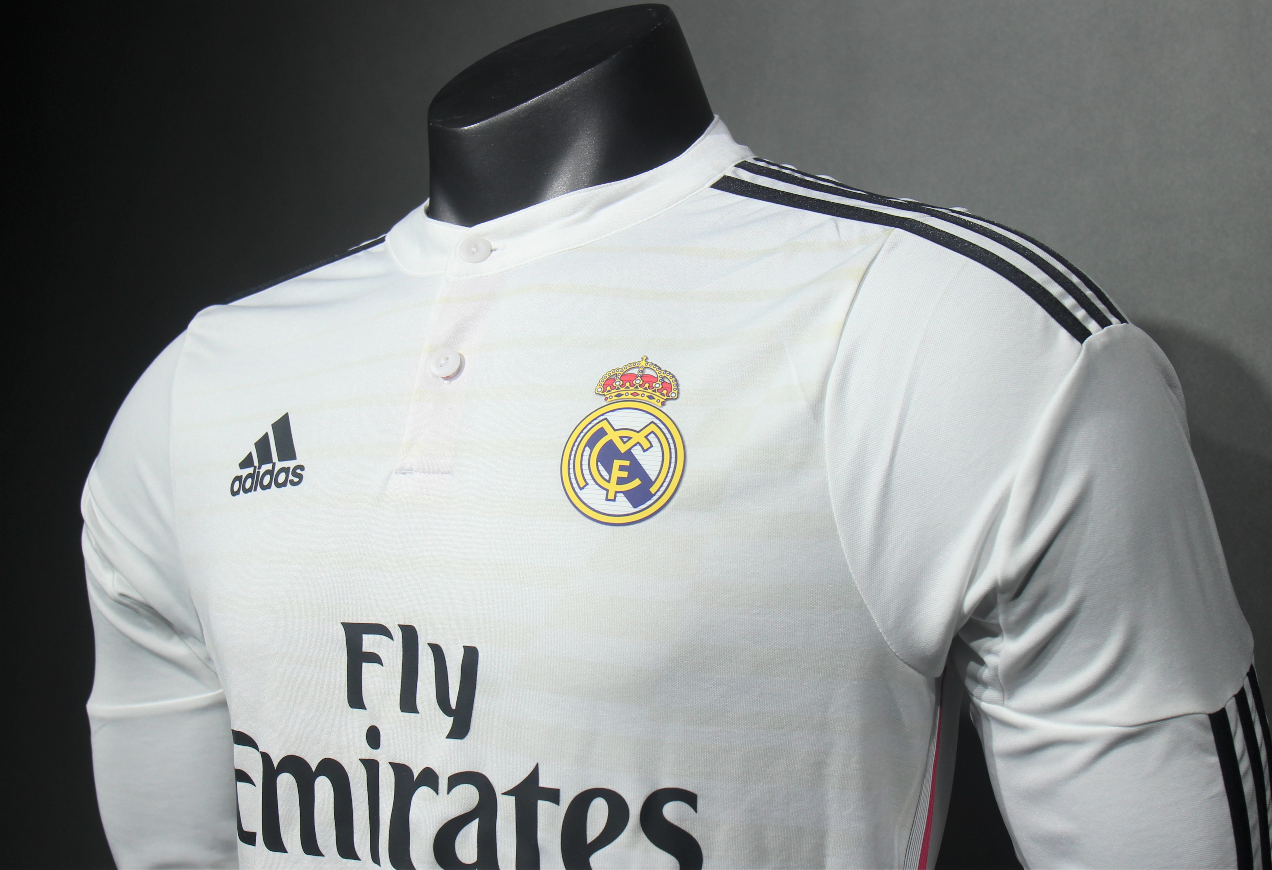 2014/15 Real Madrid Home Retro Jersey Player Version Long Sleeve - view 5