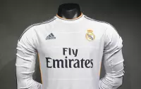 2013/14 Real Madrid Home Retro Jersey Player Version Long Sleeve - view 4