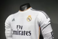 2013/14 Real Madrid Home Retro Jersey Player Version Long Sleeve - view 5
