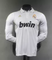 11-12 Real Madrid Home Retro Jersey Player Version Long Sleeve - view 1
