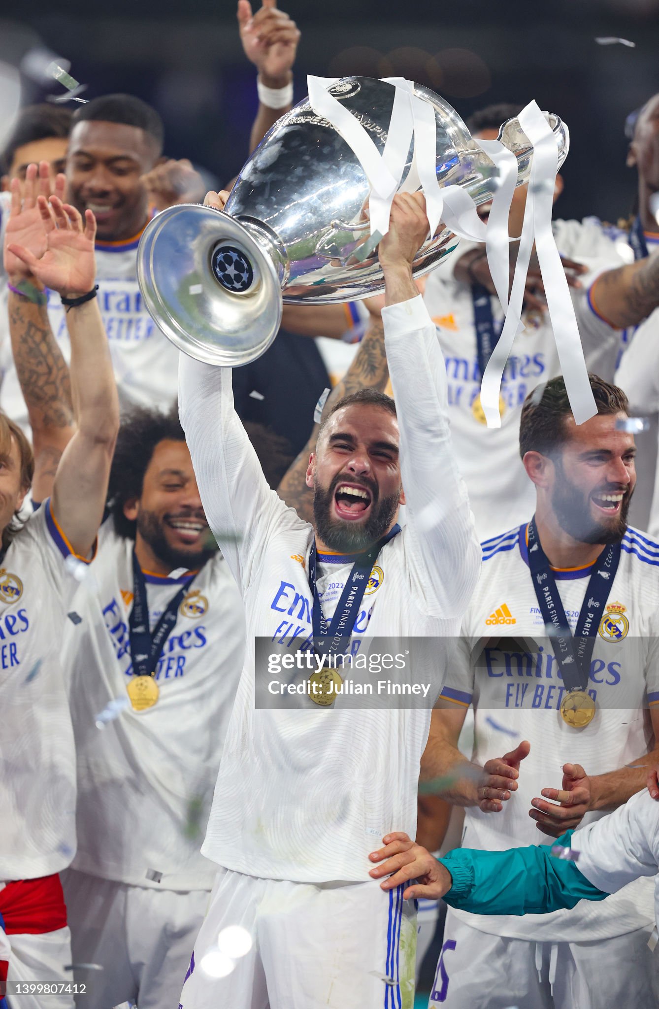 21-22 Real Madrid Home Soccer Jersey Retro Player Version Long Sleeve - view 12