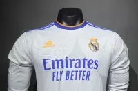 21-22 Real Madrid Home Soccer Jersey Retro Player Version Long Sleeve - view 11