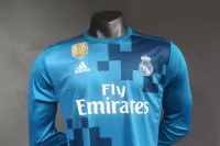 17-18 Real Madrid Second Away Retro Jersey Player Version Long Sleeve - view 4