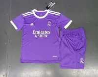 16-17 Real Madrid Away Retro Purple Kids Kit Jersey+Shorts - view 1