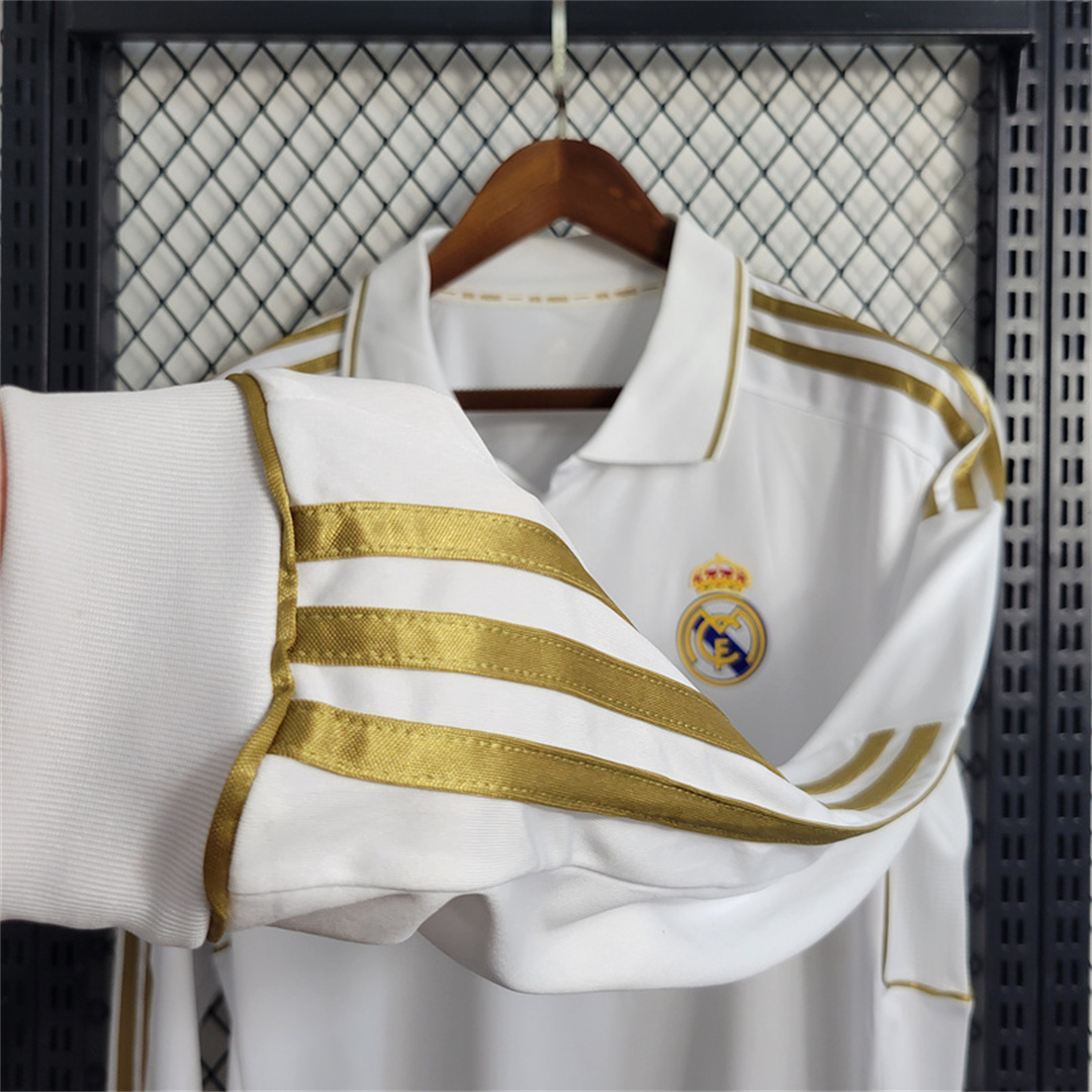 11-12 Real Madrid Home Retro Jersey Lond Sleeve - view 4