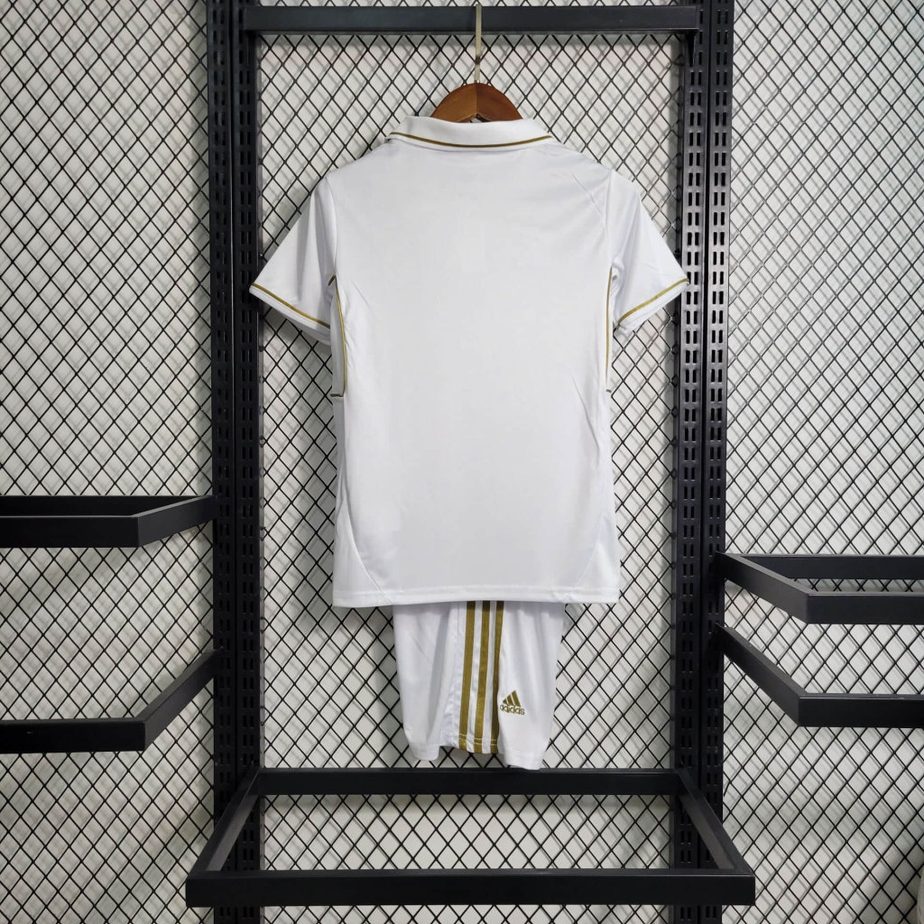 11-12 Real Madrid Home Retro Kids Kit Jersey+Shorts - view 3